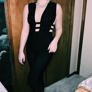 Black Marilyn Jumpsuit